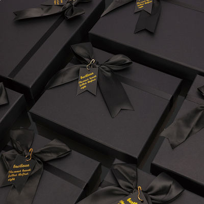 Buon prezzo Scatola regalo nera con copertina superiore e inferiore rossetto profumo confezionamento scatola regalo personalizzato scatola regalo in linea
