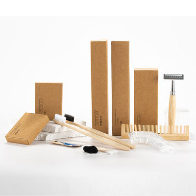 Good price Eco Friendly Paper Packed Hotel Amenity Set Biodegradable Paper Packaging online