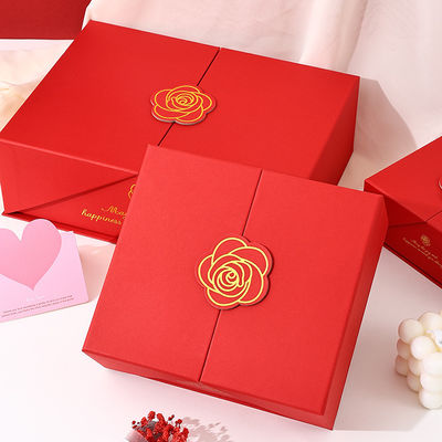 Customizable Large Valentine's Day Gift Boxes Exquisite Packaging For Romantic Presents