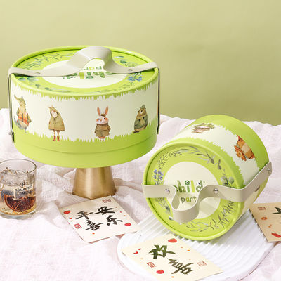 Good price Celebration Box Set 4 Piece Canine Theme Party Favor Collection Cylinder Tins Gift Box Combo online