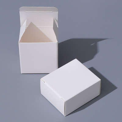 Small White Box Rectangular Socket Box Packaging Box White Cardboard Box White Paper Box Wholesale