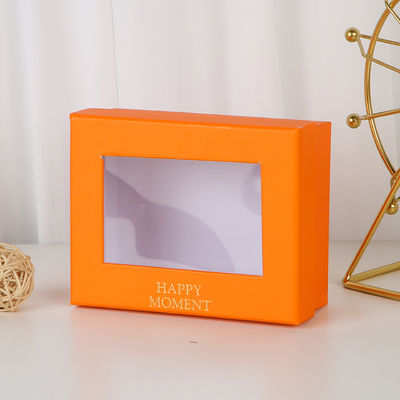 Buen precio Cajas de regalo de cumpleaños de fábrica Cajas de cartón de regalo del Día de San Valentín Cajas con tapa con ventana Cajas de regalo de recuerdo Cajas de regalo con tragaluz en línea