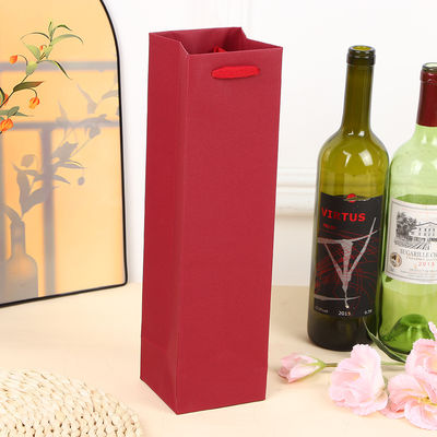 سعر جيد Premium Kraft Wine Gift Bags Thickened Paper Carrying Sleeves for Bottles Umbrellas Thermoses Reinforced Handles الانترنت