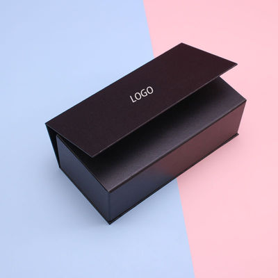 Guter Preis Custom Book-Style Rigid Eyewear Box Magnetic Closure Gift Box With Specialty Paper Rectangular Flip-Top For Eyeglasses & Luxury Gifting Online